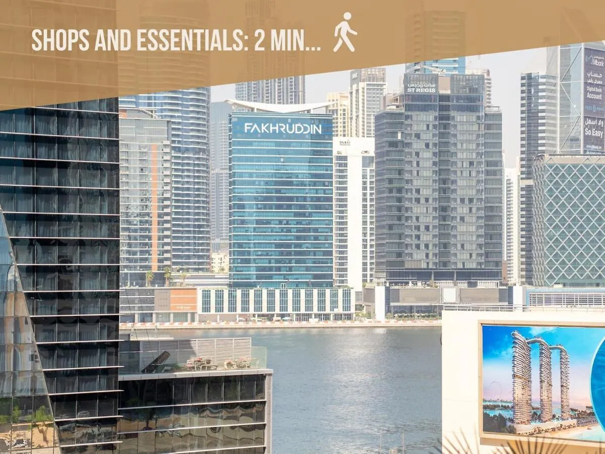 Central Business Bay Studio By Stayinhomes - 10 Mins Burj Khalifa - Parking - Pool - Gym Dubai Emirados Árabes Unidos