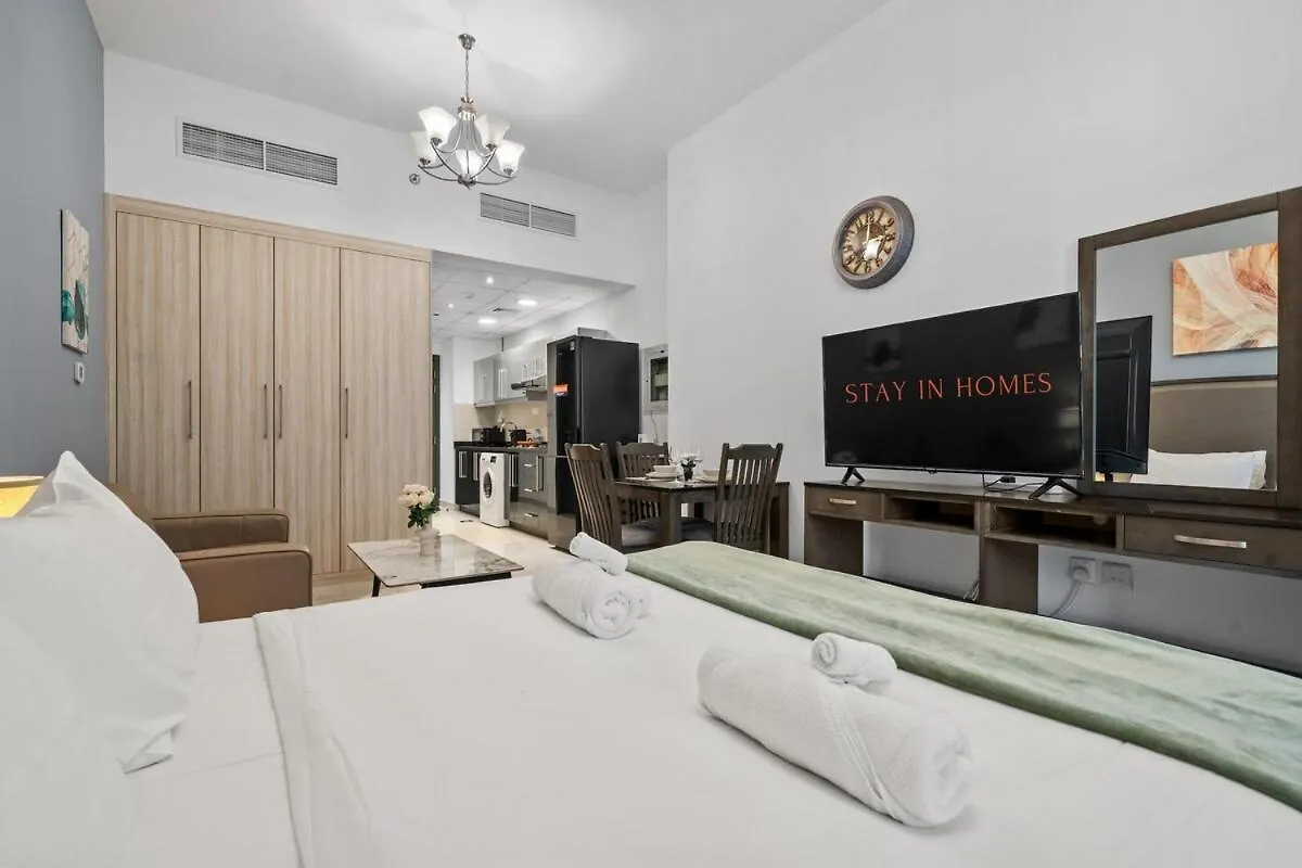 Central Business Bay Studio By Stayinhomes - 10 Mins Burj Khalifa - Parking - Pool - Gym 迪拜 0*,