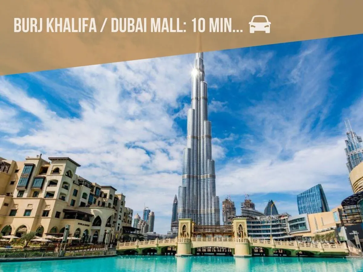 Central Business Bay Studio By Stayinhomes - 10 Mins Burj Khalifa - Parking - Pool - Gym 迪拜