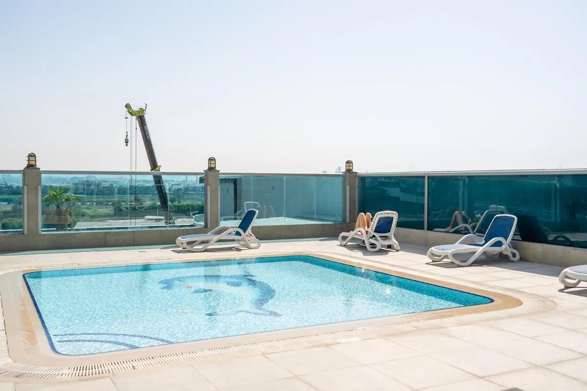 Central Business Bay Studio By Stayinhomes - 10 Mins Burj Khalifa - Parking - Pool - Gym 迪拜 0*,